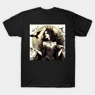 The vampire black queen T-Shirt